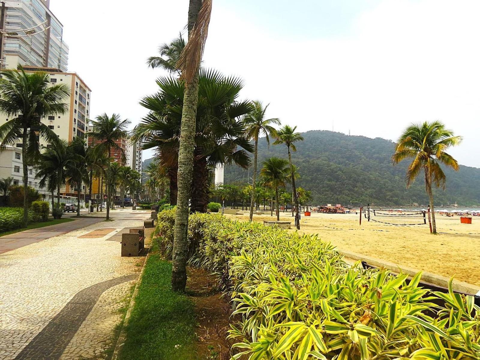 113 Canto Do Forte - 1Dorm - 200 M Da Praia E 20M Dos Bares E Restaurantes - Estacionamento Gratuito E Wi Fi , Tv A Cabo Praia Grande Dış mekan fotoğraf