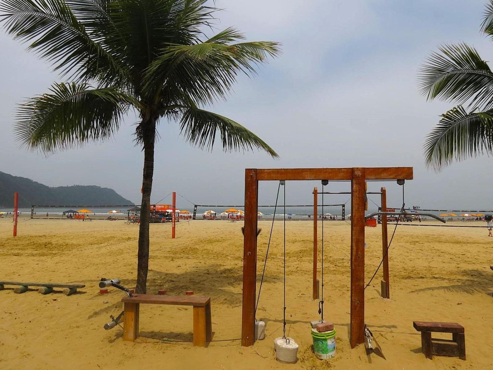 113 Canto Do Forte - 1Dorm - 200 M Da Praia E 20M Dos Bares E Restaurantes - Estacionamento Gratuito E Wi Fi , Tv A Cabo Praia Grande Dış mekan fotoğraf